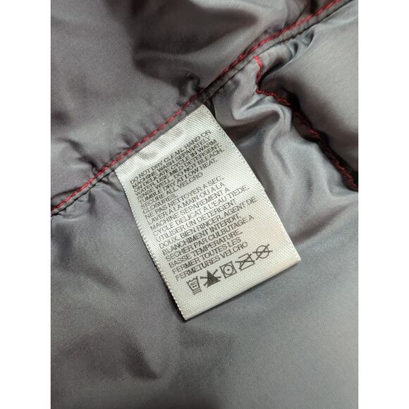 The North Face Nuptse 700 Down Fill Jacket Womens Medium Red Winter Puffer Coat - Picture 13 of 16